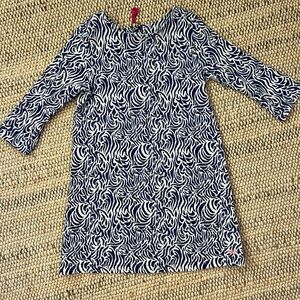 Stylish Blue and White Kids Dress